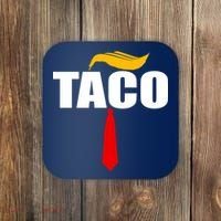 Taco Trump Hair Tie Funny Coaster thumb 0