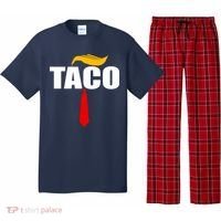 Taco Trump Hair Tie Funny Pajama Set thumb 0