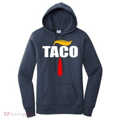 Taco Trump Hair Tie Funny Women's Hoodie