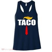 Taco Trump Hair Tie Funny Women's Tank Top thumb 0