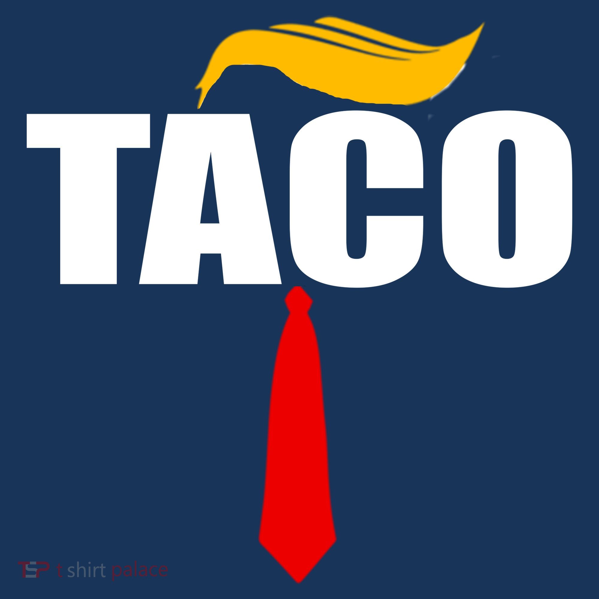 Taco Trump Hair Tie Funny Women's Tank Top
