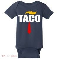 Taco Trump Hair Tie Funny Baby Bodysuit thumb 0