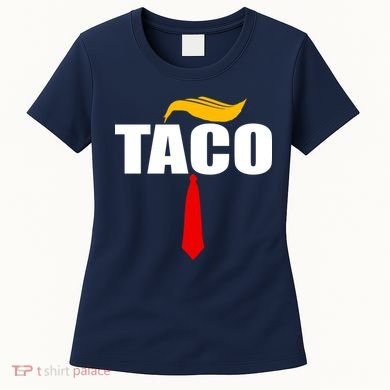 Taco Trump Hair Tie Funny Women's T-Shirt