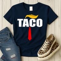 Taco Trump Hair Tie Funny Women's T-Shirt thumb 3