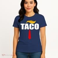 Taco Trump Hair Tie Funny Women's T-Shirt thumb 4