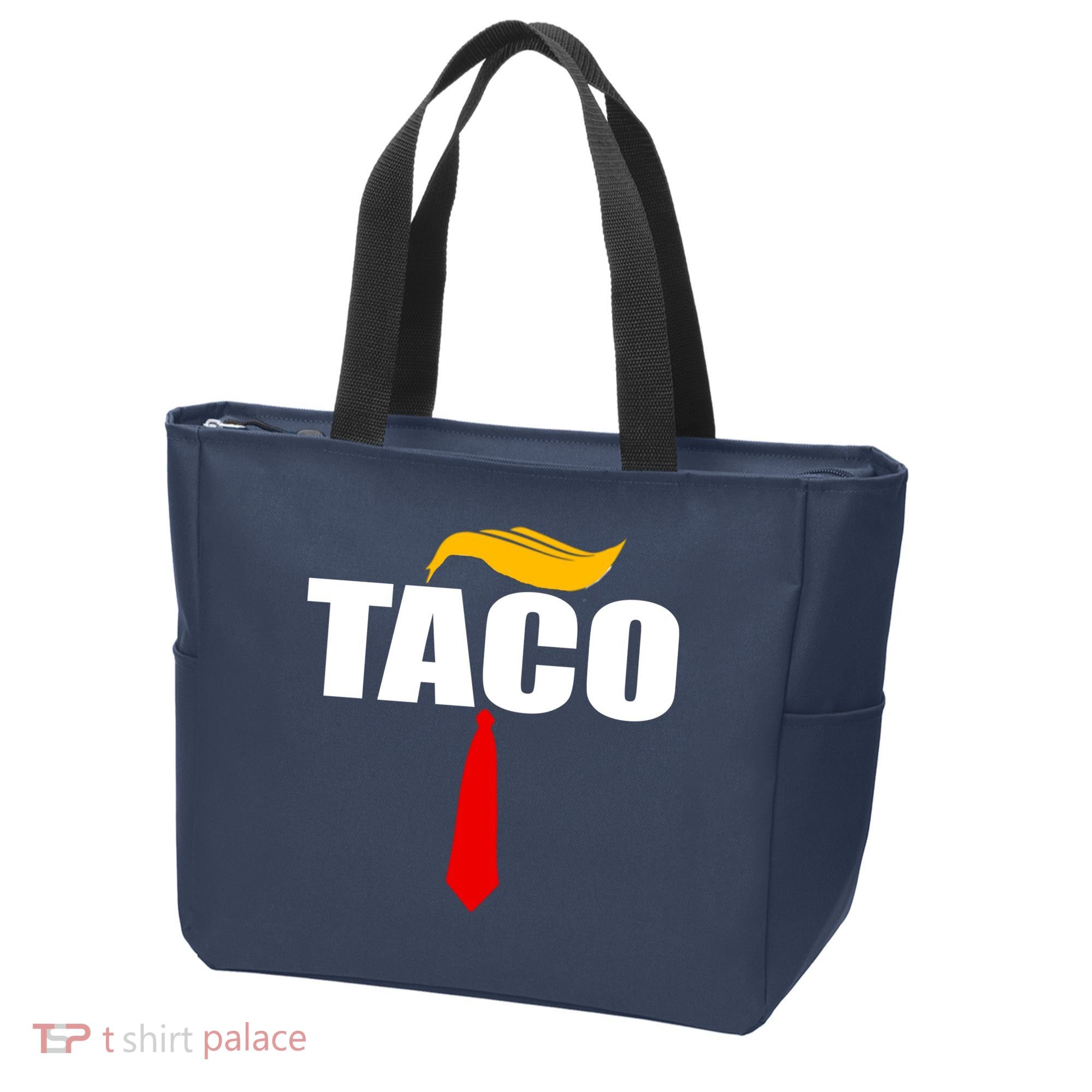 Taco Trump Hair Tie Funny Tote Bag