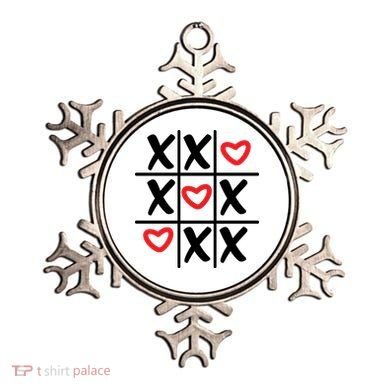 Tictac Toe Heart Valentines Day Gift Ornament