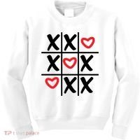 Tictac Toe Heart Valentines Day Gift Kids Sweatshirt thumb 0
