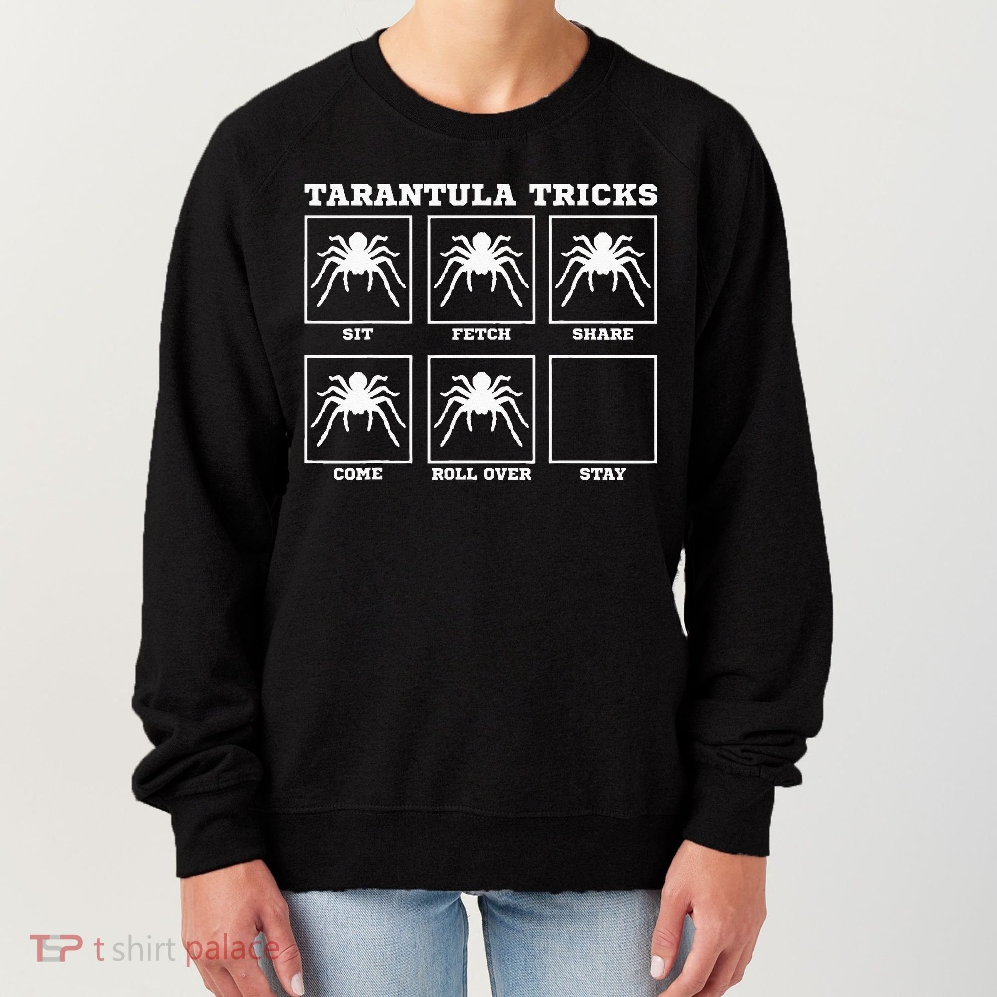 Tarantula Tricks Hairy Spiders Ntomophile Entomologist Women's Sweatshirt