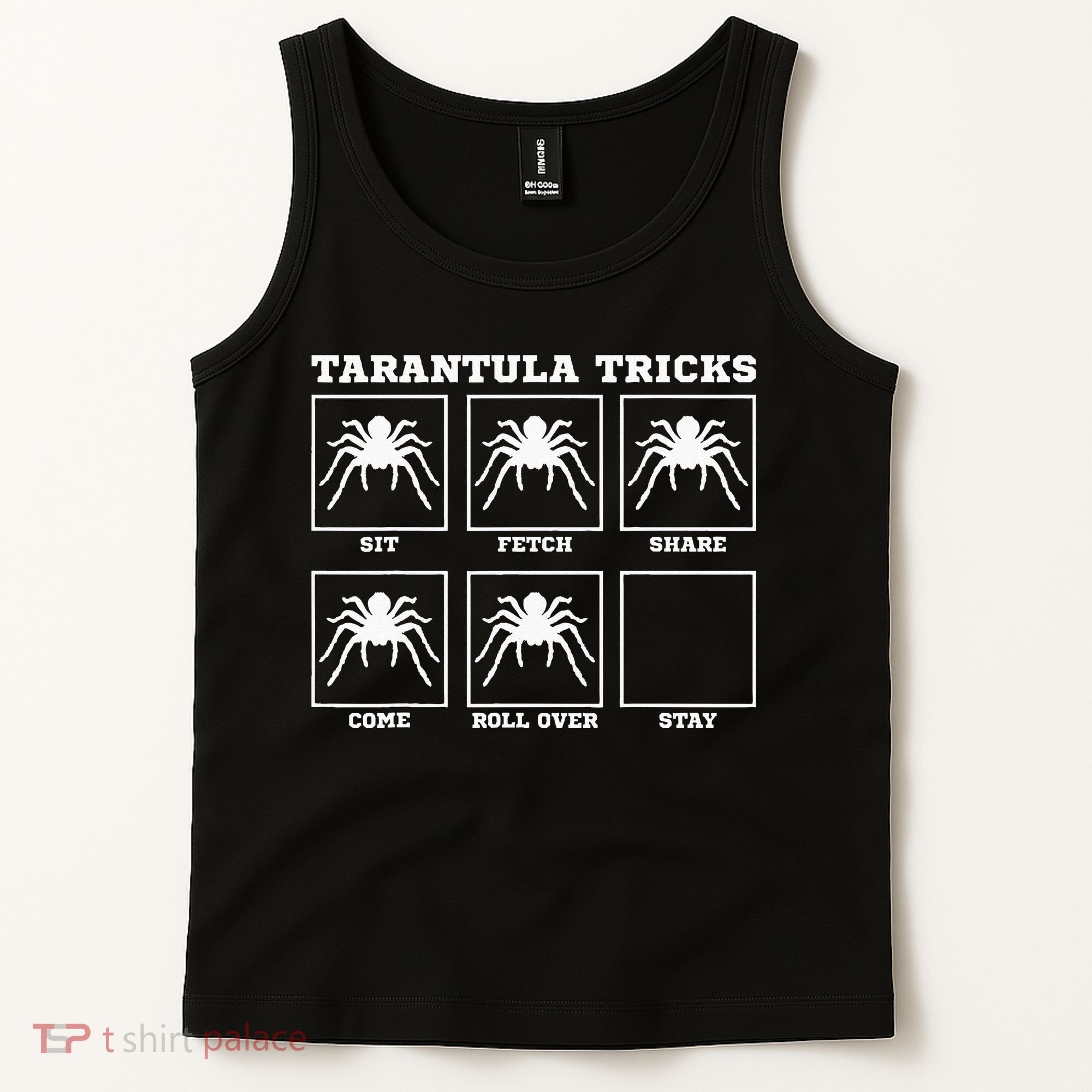 Tarantula Tricks Hairy Spiders Ntomophile Entomologist Tank Top