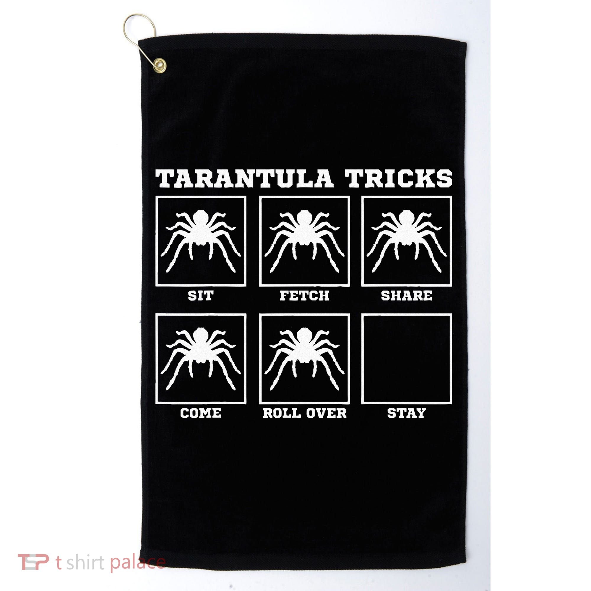 Tarantula Tricks Hairy Spiders Ntomophile Entomologist Golf Towel