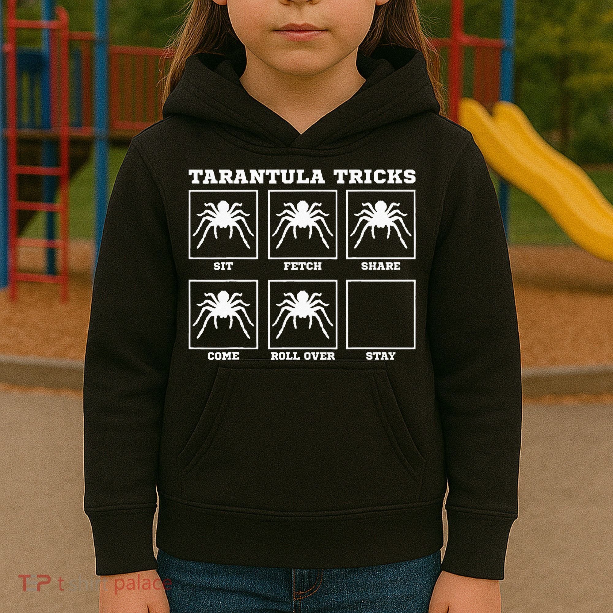 Tarantula Tricks Hairy Spiders Ntomophile Entomologist Kids Hoodie