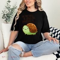 This Turtle.. He Judges You. Comfort Colors T-Shirt thumb 2