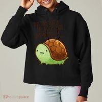 This Turtle.. He Judges You. Ladies Heavyweight Boxy Pullover Hoodie thumb 0