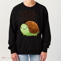 This Turtle.. He Judges You. Women's Sweatshirt thumb 0