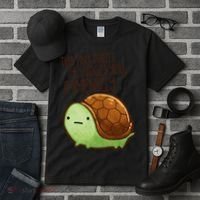 This Turtle.. He Judges You. Tall T-Shirt thumb 3
