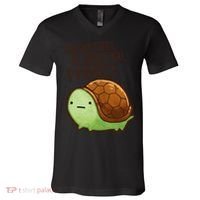 This Turtle.. He Judges You. V-Neck T-Shirt thumb 0