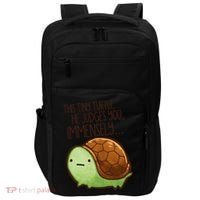This Turtle.. He Judges You. Impact Tech Backpack thumb 0