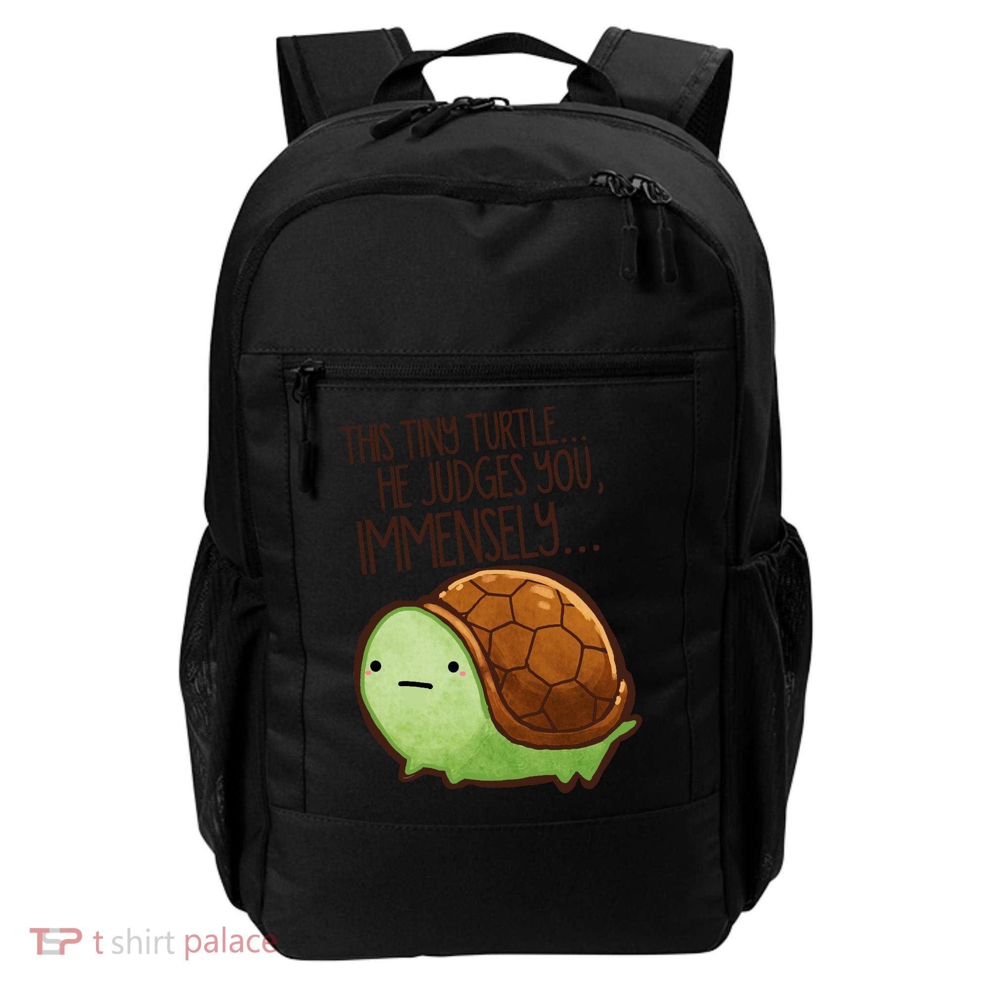 This Turtle.. He Judges You. Backpack