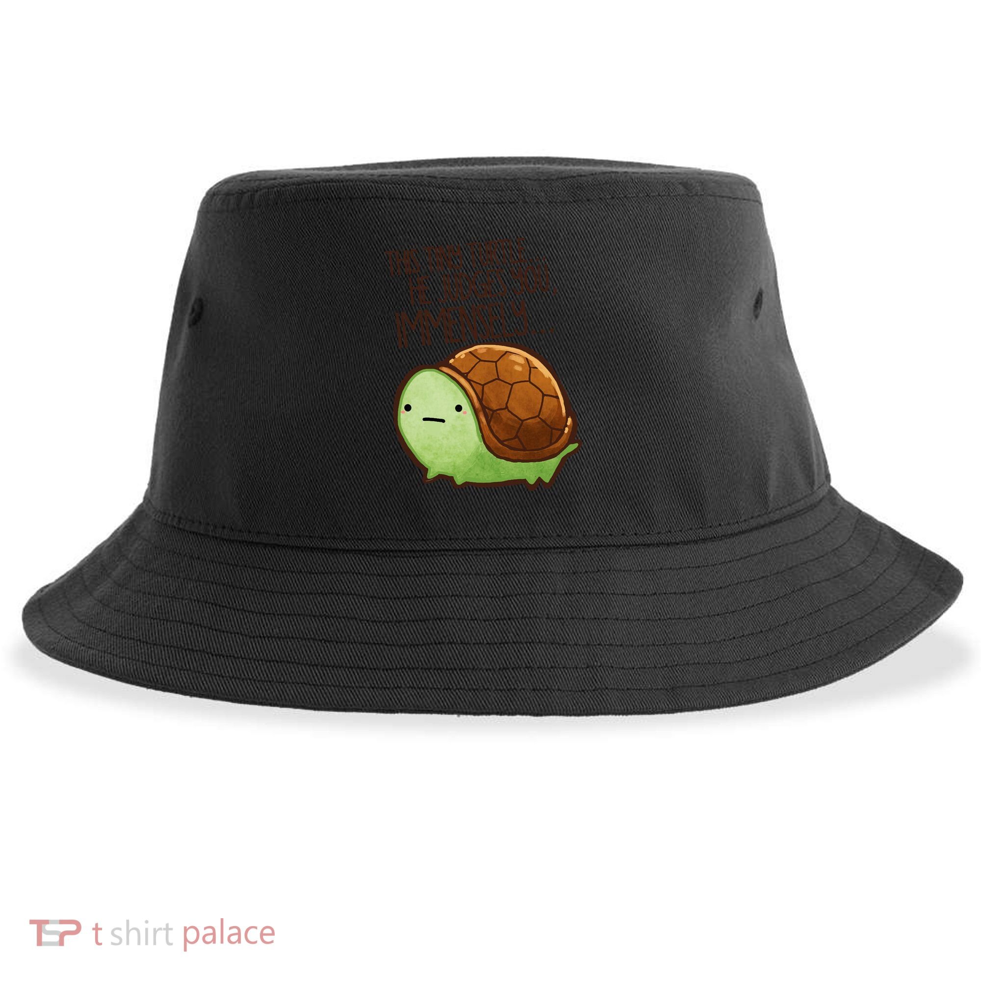 This Turtle.. He Judges You. Sustainable Bucket Hat