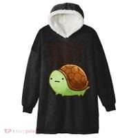 This Turtle.. He Judges You. Hooded Wearable Blanket thumb 0