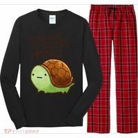 This Turtle.. He Judges You. Long Sleeve Pajama Set thumb 0