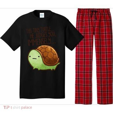 This Turtle.. He Judges You. Pajama Set