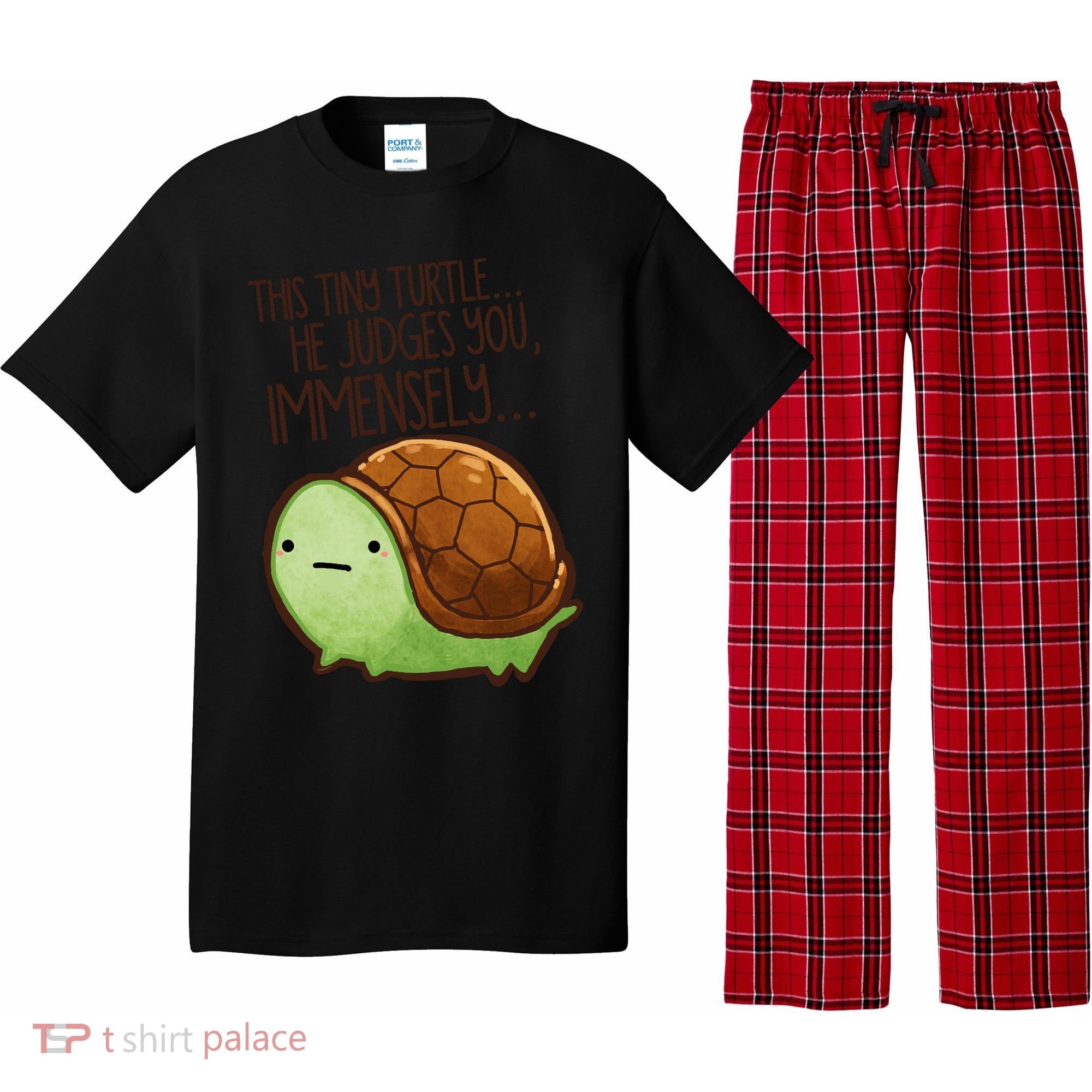 This Turtle.. He Judges You. Pajama Set