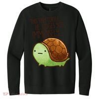 This Turtle.. He Judges You. V.I.T. Fleece Crew Sweatshirt thumb 0
