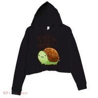 This Turtle.. He Judges You. Crop Fleece Hoodie thumb 0