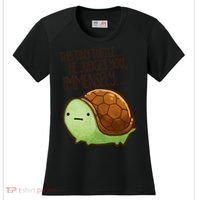 This Turtle.. He Judges You. Women's Cooling Performance Crew T-Shirt thumb 0