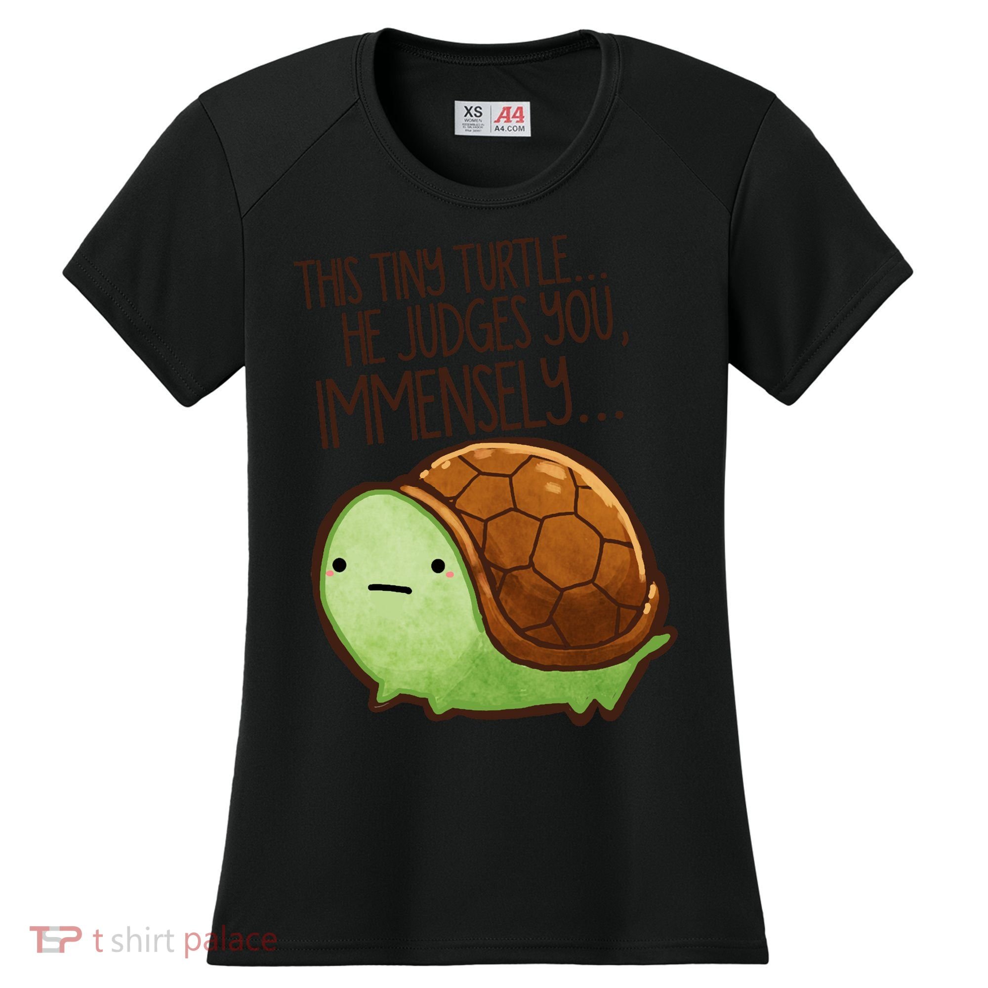 This Turtle.. He Judges You. Women's Cooling Performance Crew T-Shirt