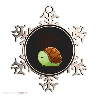 This Turtle.. He Judges You. Ornament