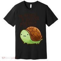 This Turtle.. He Judges You. Premium T-Shirt thumb 0