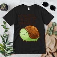 This Turtle.. He Judges You. Premium T-Shirt thumb 2