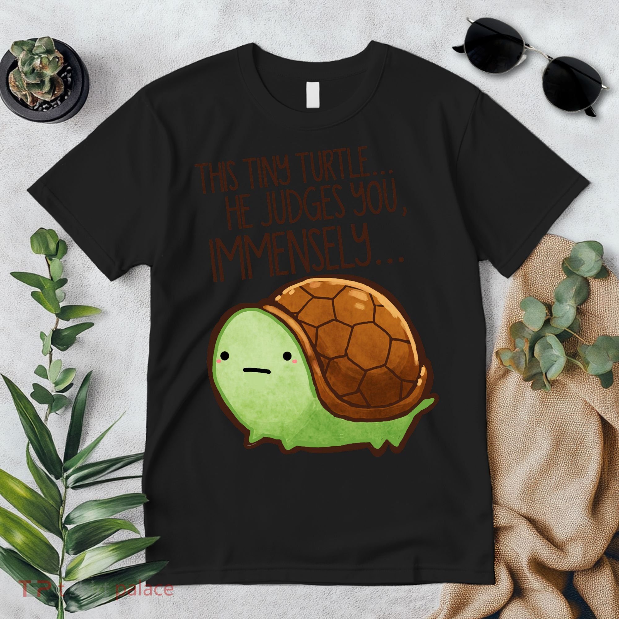 This Turtle.. He Judges You. Premium T-Shirt