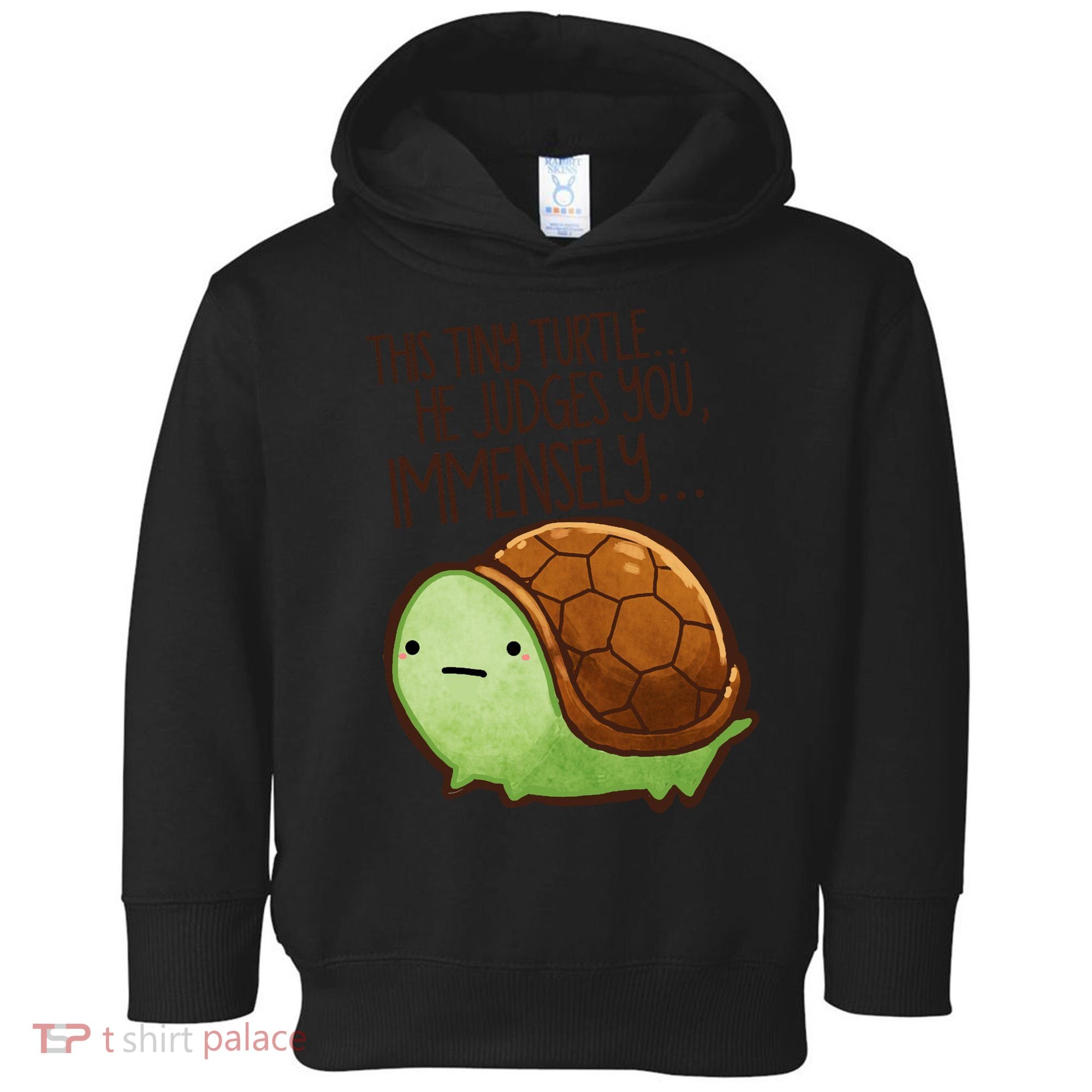 This Turtle.. He Judges You. Toddler Hoodie