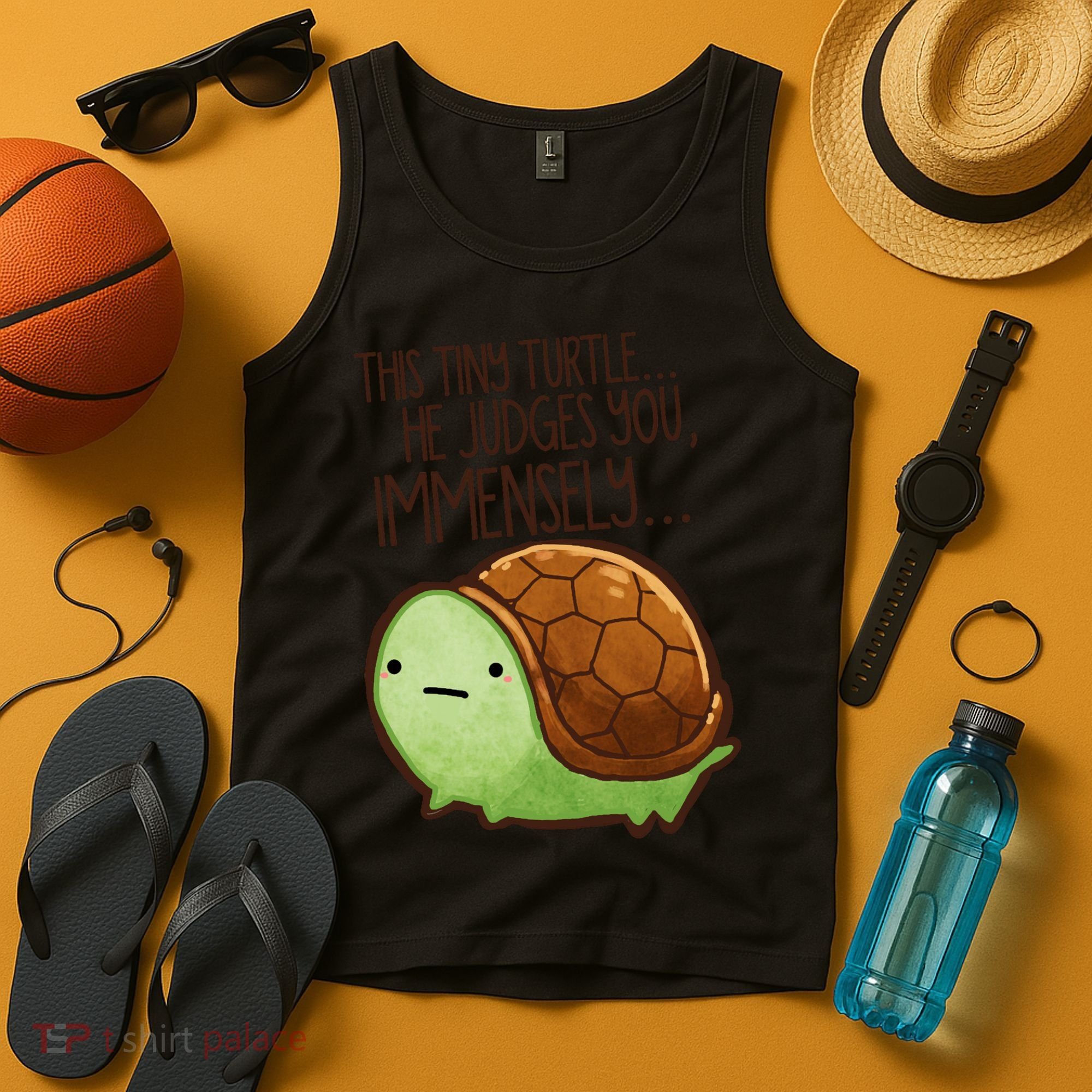 This Turtle.. He Judges You. Tank Top
