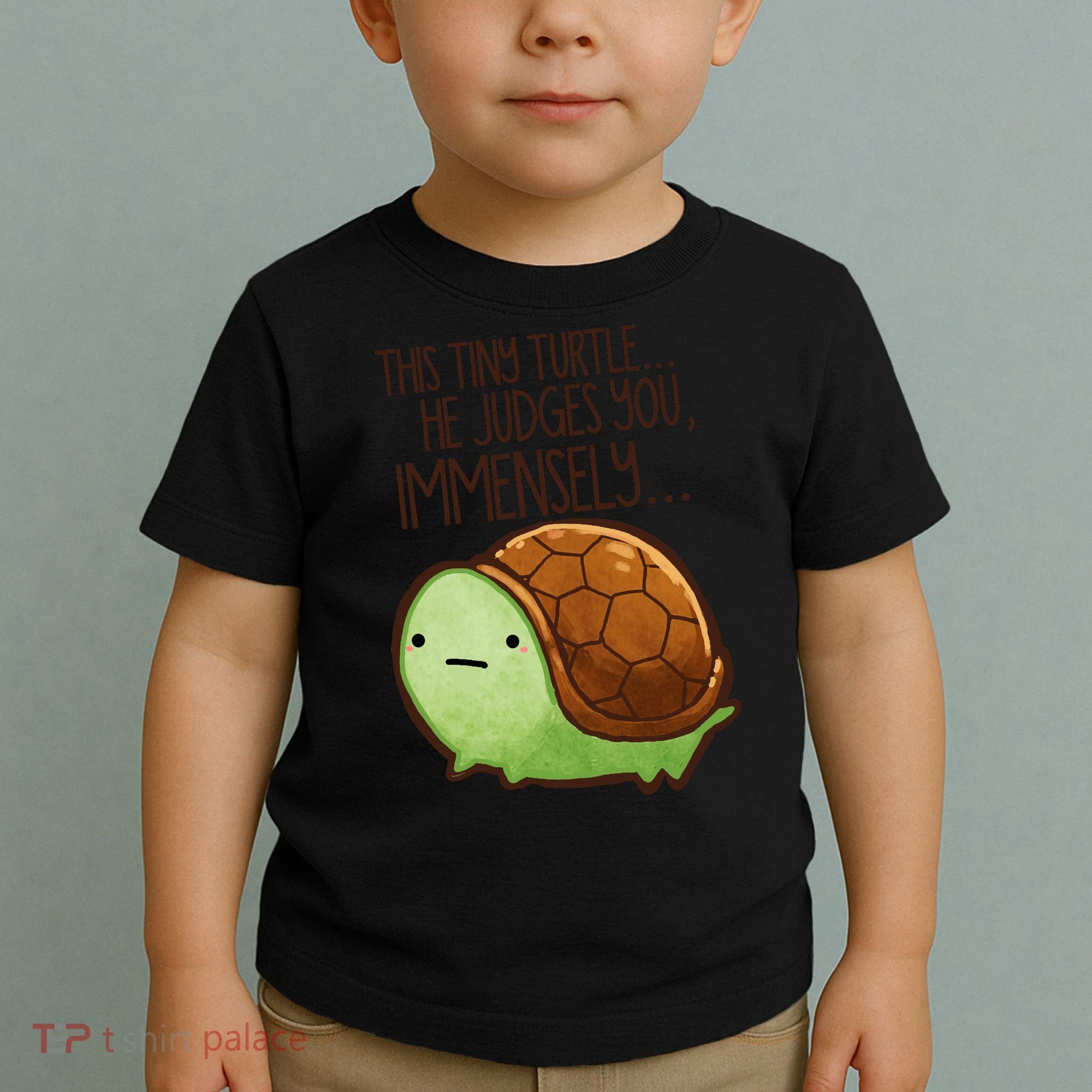 This Turtle.. He Judges You. Toddler T-Shirt