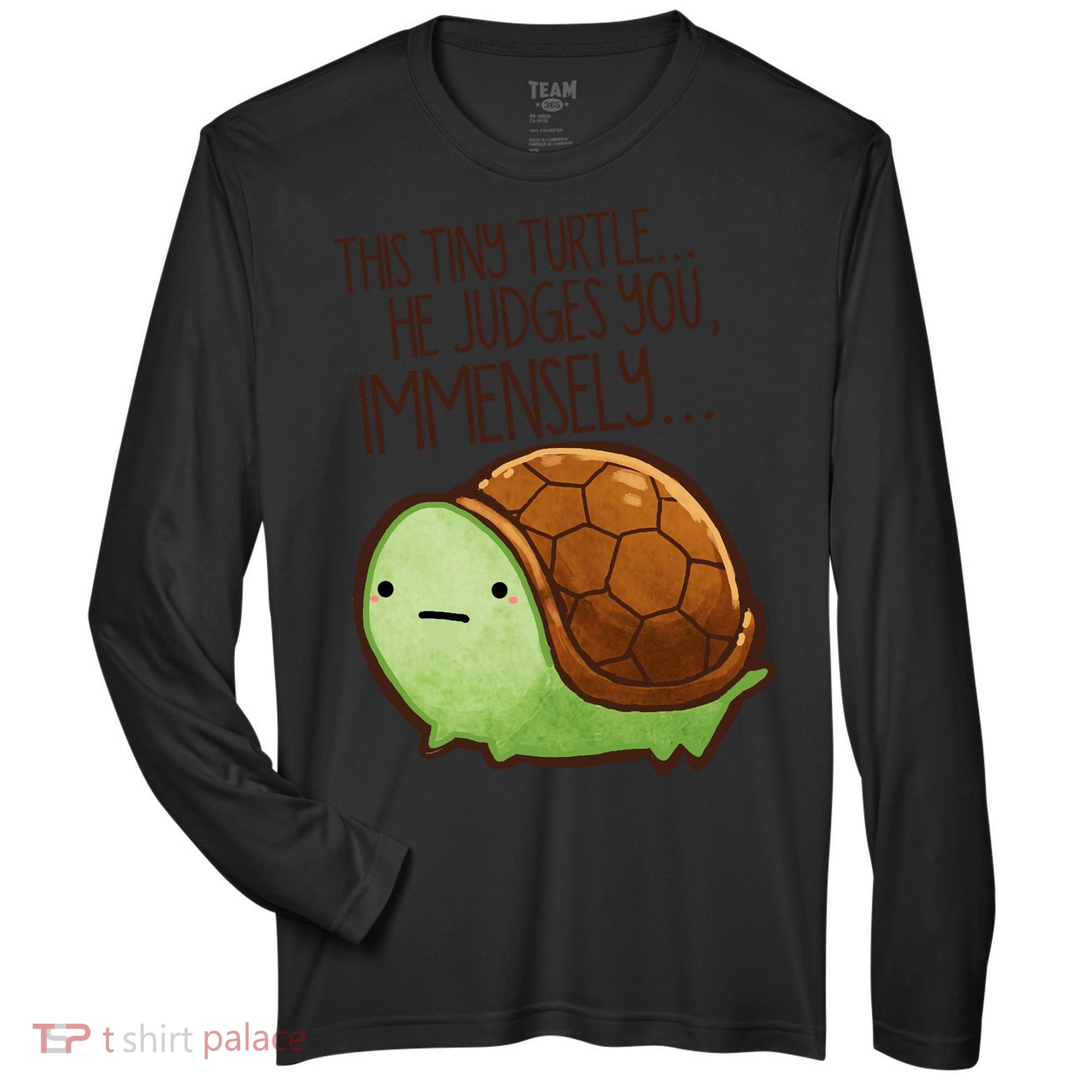 This Turtle.. He Judges You. Zone Performance Long-Sleeve T-Shirt