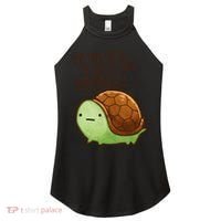 This Turtle.. He Judges You. Women's Perfect Tri Rocker Tank thumb 0