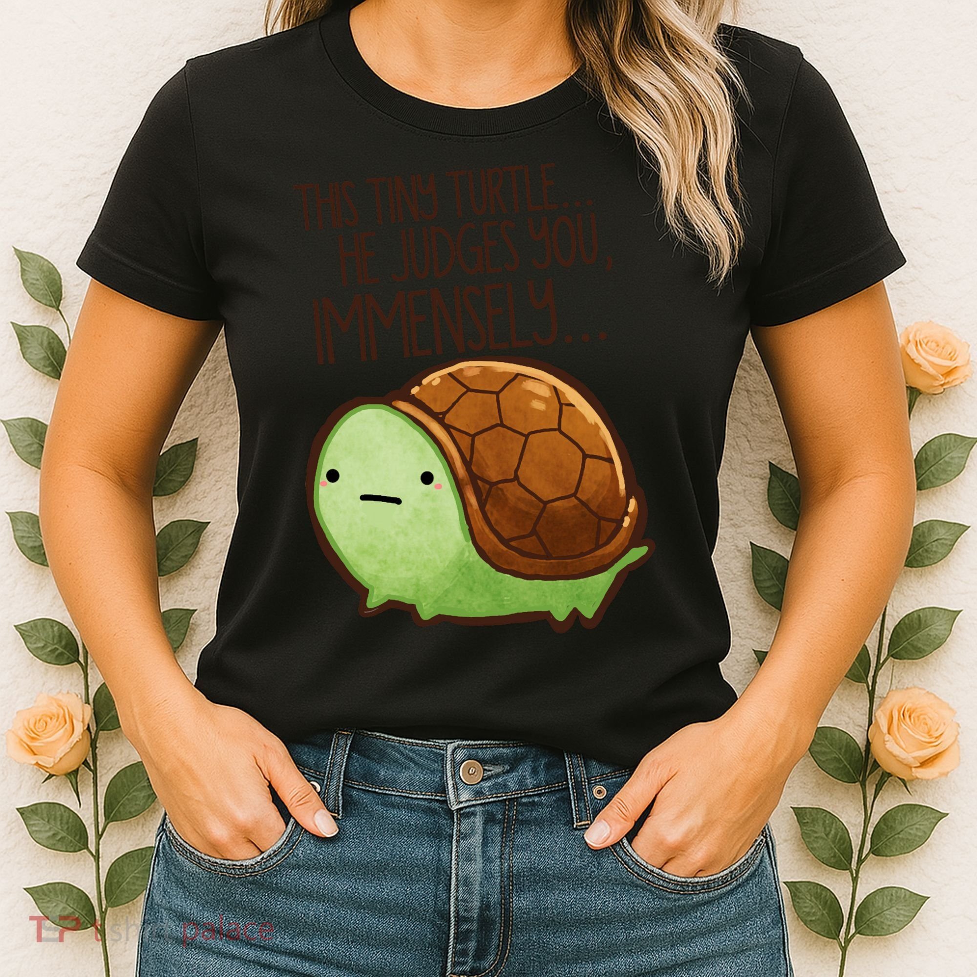 This Turtle.. He Judges You. Women's T-Shirt