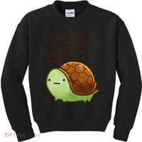 This Turtle.. He Judges You. Kids Sweatshirt thumb 0