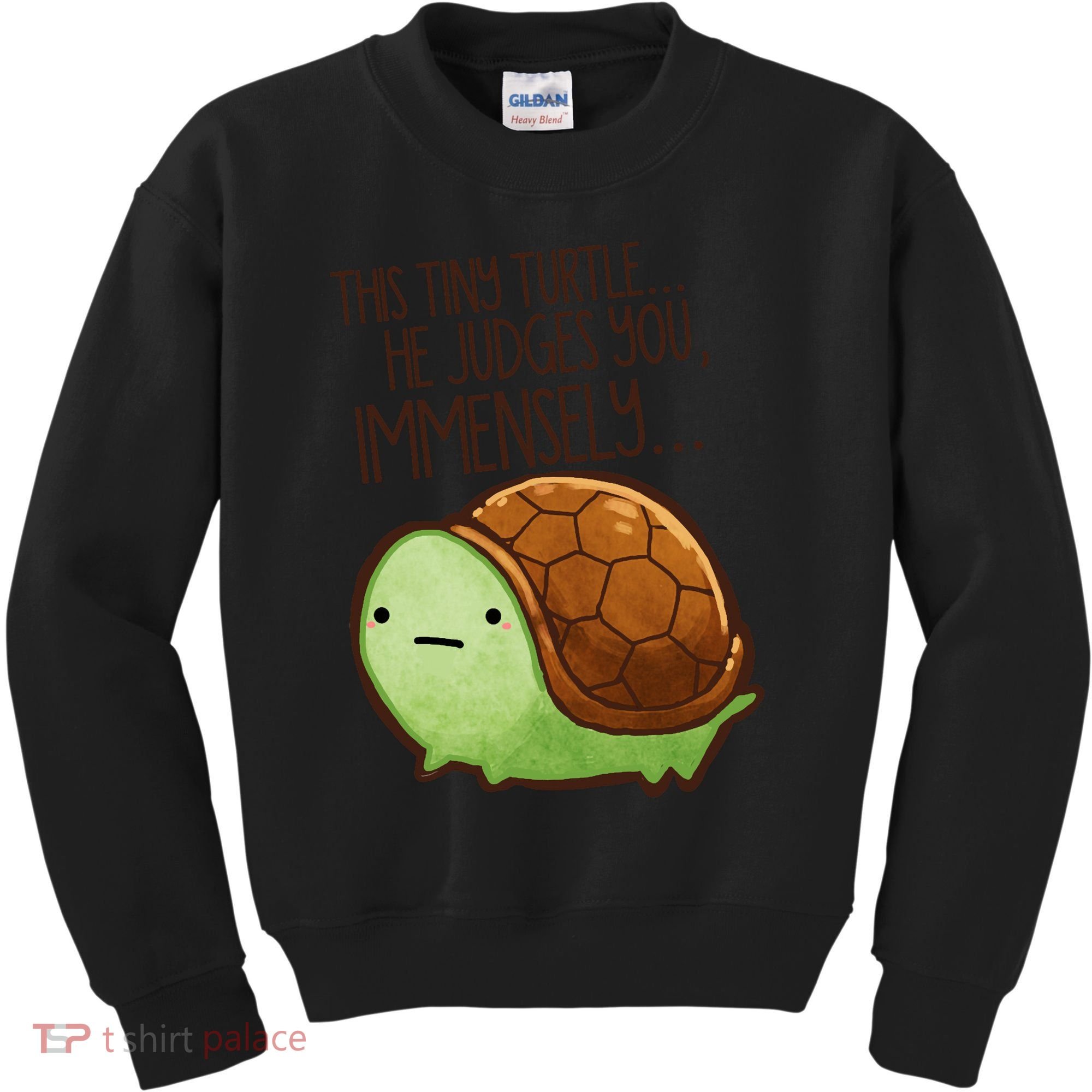 This Turtle.. He Judges You. Kids Sweatshirt