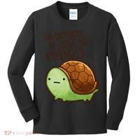 This Turtle.. He Judges You. Kids Long Sleeve Shirt thumb 0