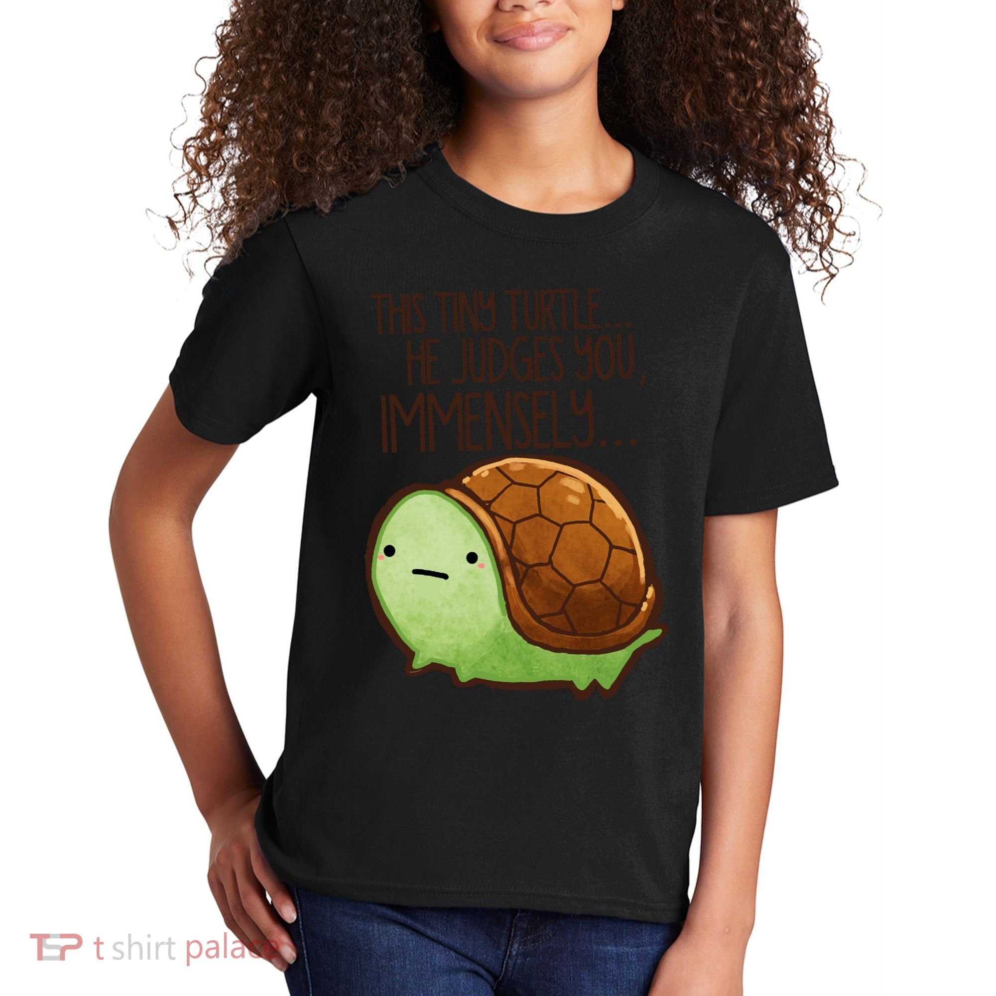 This Turtle.. He Judges You. Kids T-Shirt