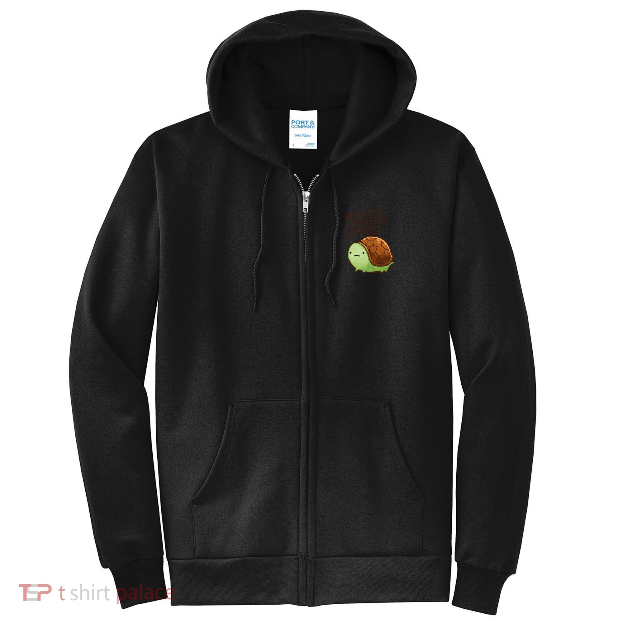 This Turtle.. He Judges You. Full Zip Hoodie