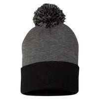 This Turtle.. He Judges You. Pom Pom 12in Knit Beanie thumb 1