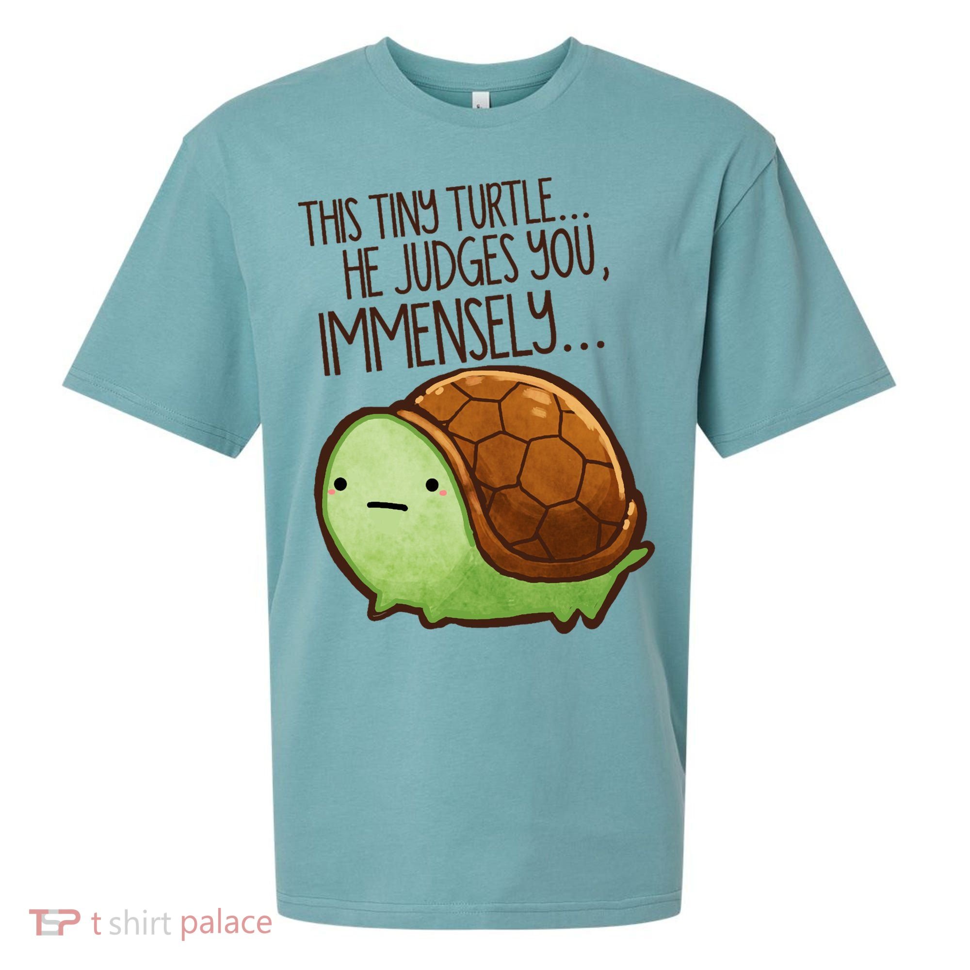 This Turtle.. He Judges You. Sueded Cloud Jersey T-Shirt