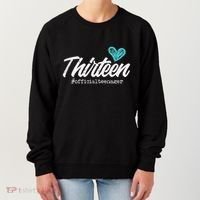 Thirteen Teenager Heart Cute 13th Birthday Women's Sweatshirt thumb 0